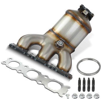 Catalytic Converter with Integrated Exhaust Manifold