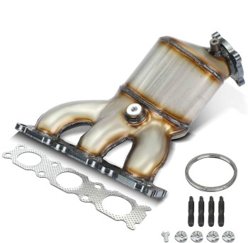 Catalytic Converter with Integrated Exhaust Manifold