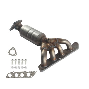 Catalytic Converter with Integrated Exhaust Manifold