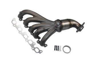 Catalytic Converter with Integrated Exhaust Manifold