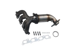 Catalytic Converter with Integrated Exhaust Manifold