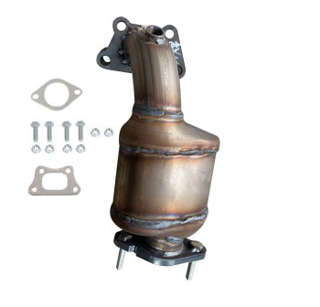 Catalytic Converter with Integrated Exhaust Manifold