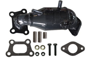 Catalytic Converter with Integrated Exhaust Manifold