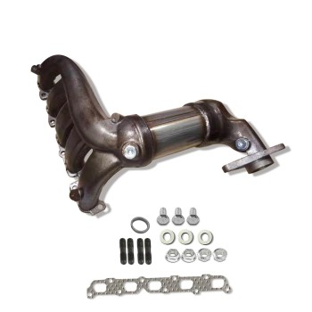 Catalytic Converter with Integrated Exhaust Manifold
