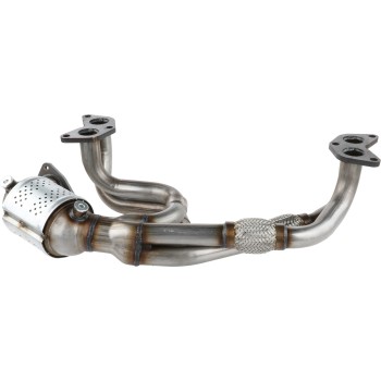 Catalytic Converter with Integrated Exhaust Manifold
