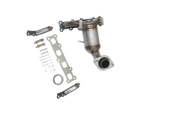 Catalytic Converter with Integrated Exhaust Manifold