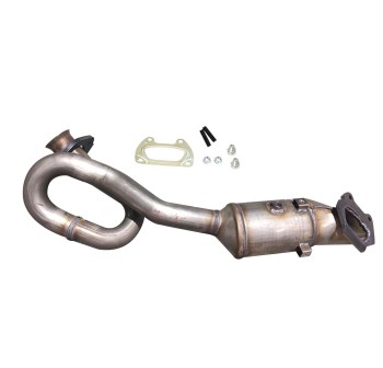 Catalytic Converter with Integrated Exhaust Manifold