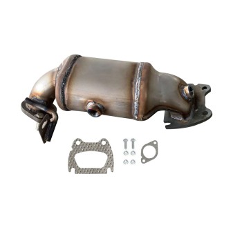 Catalytic Converter with Integrated Exhaust Manifold