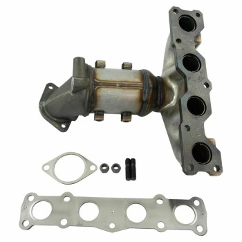 Catalytic Converter with Integrated Exhaust Manifold