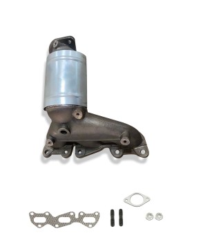 Catalytic Converter with Integrated Exhaust Manifold