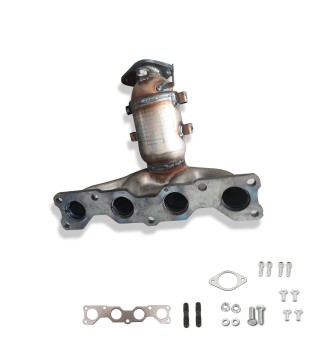 Catalytic Converter with Integrated Exhaust Manifold