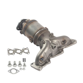 Catalytic Converter with Integrated Exhaust Manifold