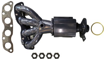Catalytic Converter with Integrated Exhaust Manifold