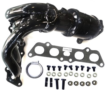 Catalytic Converter with Integrated Exhaust Manifold