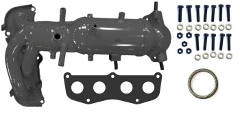 Catalytic Converter with Integrated Exhaust Manifold