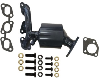 Catalytic Converter with Integrated Exhaust Manifold