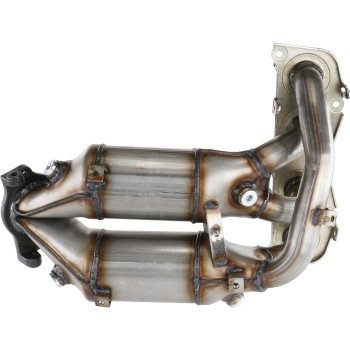 Catalytic Converter with Integrated Exhaust Manifold