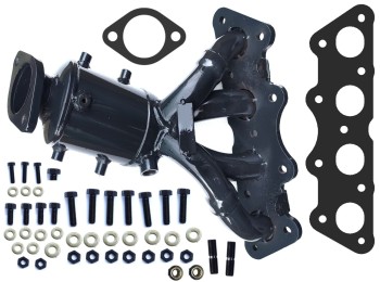 Catalytic Converter with Integrated Exhaust Manifold