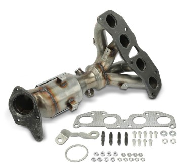 Catalytic Converter with Integrated Exhaust Manifold