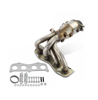 Catalytic Converter with Integrated Exhaust Manifold