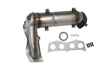 Catalytic Converter with Integrated Exhaust Manifold