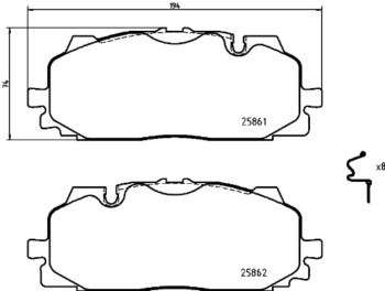 Disc Brake Pad Set