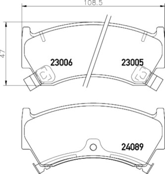 Disc Brake Pad Set