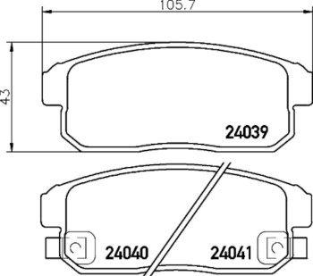 Disc Brake Pad Set