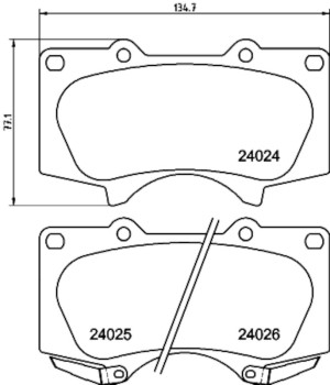 Disc Brake Pad Set
