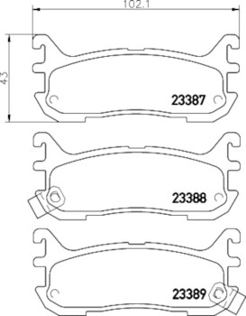 Disc Brake Pad Set