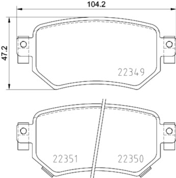 Disc Brake Pad Set