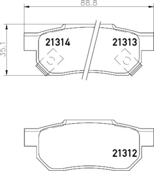 Disc Brake Pad Set