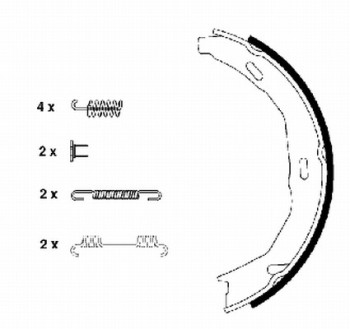 Parking Brake Shoe Set