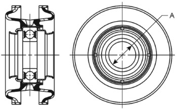 Drive Shaft Center Support Bearing