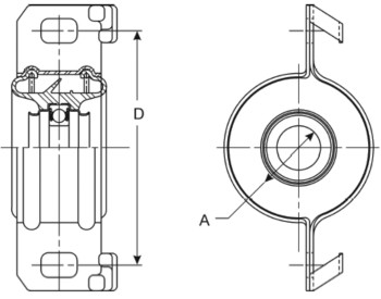 Drive Shaft Center Support Bearing