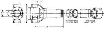 Drive Axle Shaft Slip Yoke