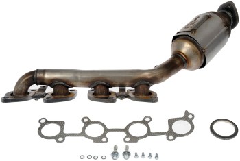 Catalytic Converter with Integrated Exhaust Manifold