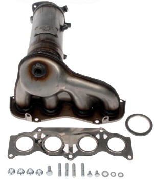 Catalytic Converter with Integrated Exhaust Manifold