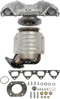 Catalytic Converter with Integrated Exhaust Manifold