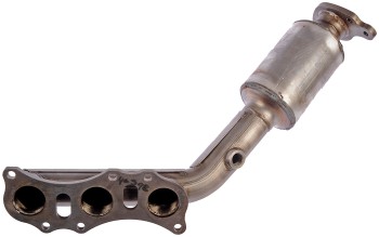 Catalytic Converter with Integrated Exhaust Manifold