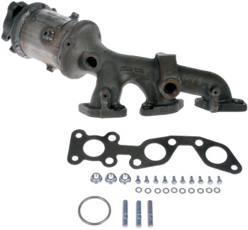 Catalytic Converter with Integrated Exhaust Manifold