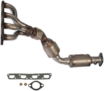 Catalytic Converter with Integrated Exhaust Manifold