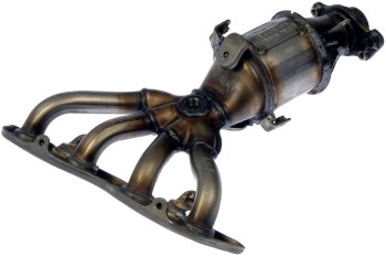 Catalytic Converter with Integrated Exhaust Manifold