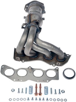 Catalytic Converter with Integrated Exhaust Manifold