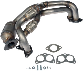 Catalytic Converter with Integrated Exhaust Manifold