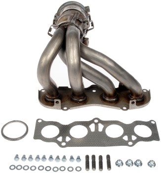 Catalytic Converter with Integrated Exhaust Manifold