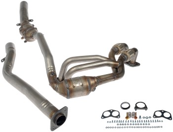 Catalytic Converter with Integrated Exhaust Manifold