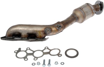 Catalytic Converter with Integrated Exhaust Manifold