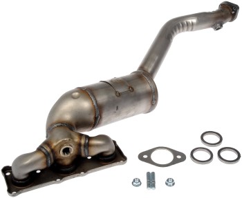 Catalytic Converter with Integrated Exhaust Manifold