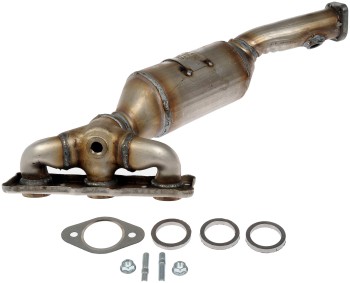 Catalytic Converter with Integrated Exhaust Manifold
